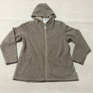 Orvis Wool Blend Full Zip Hooded Jacket with Zippered Pockets - Women’s Size L